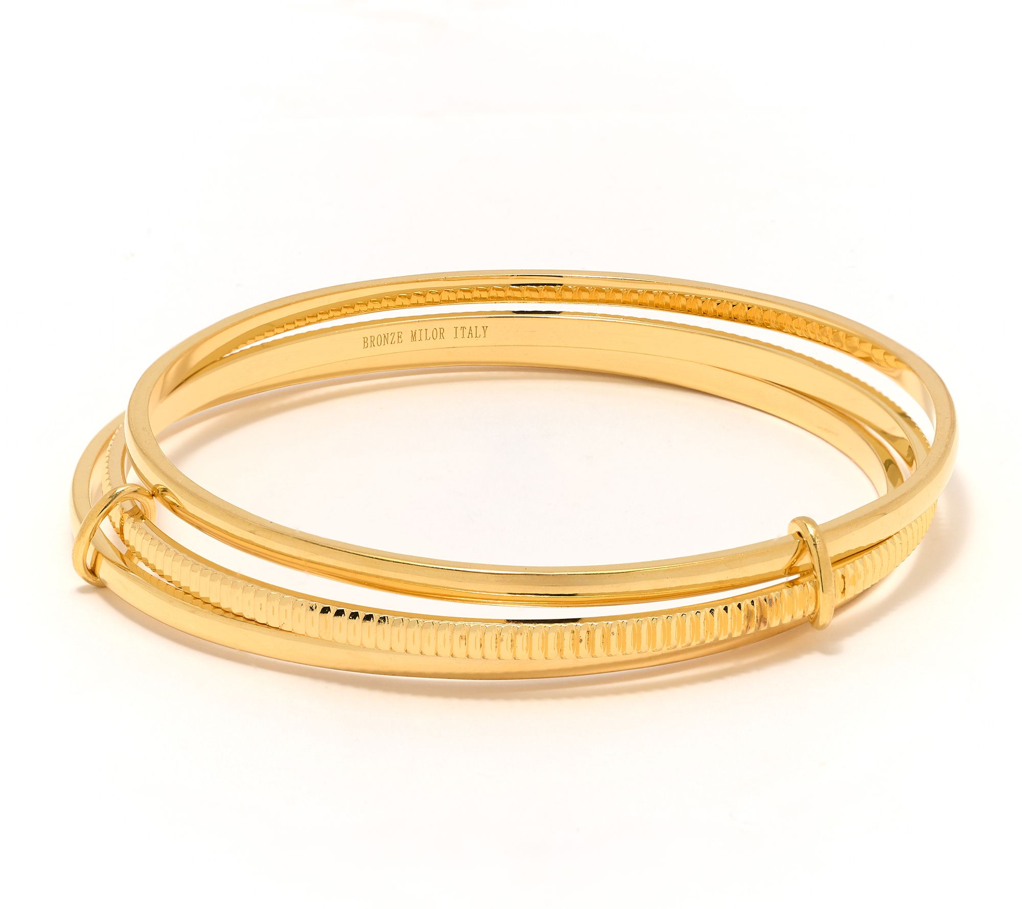 David Markstein Bronze Luxe Interlocking Triple Bangle