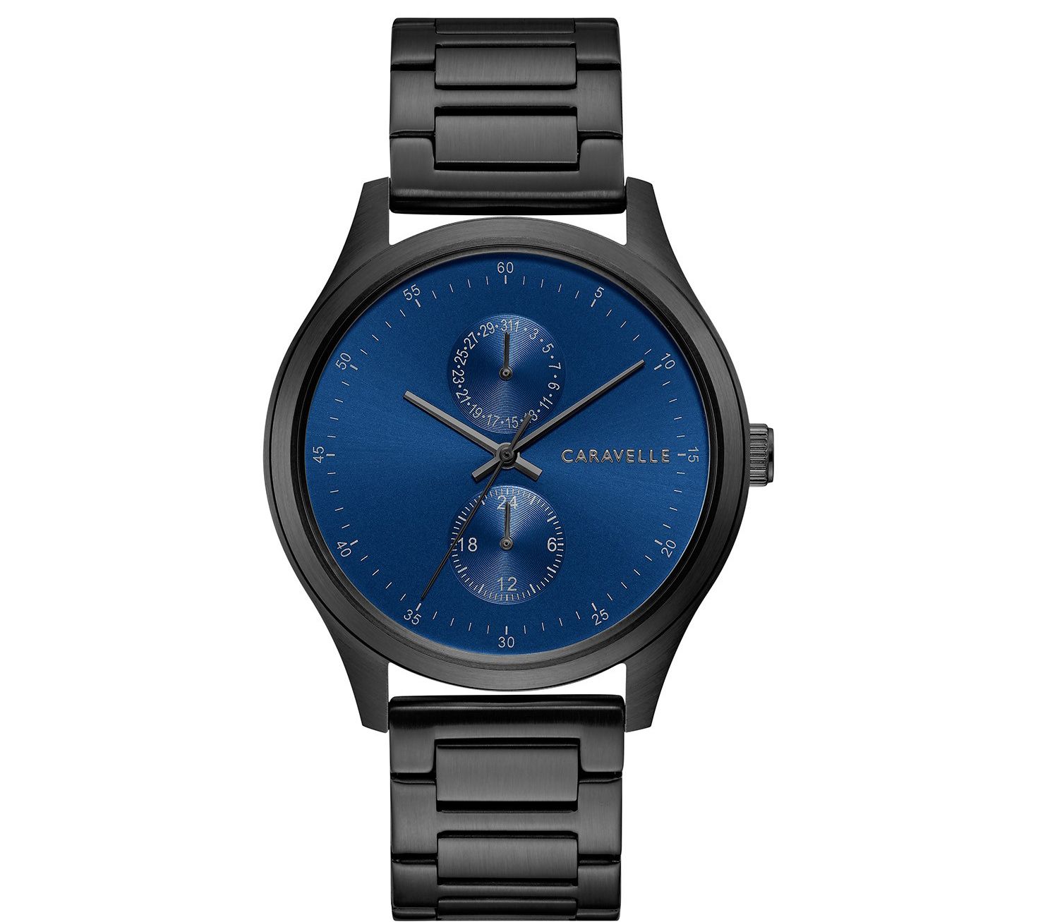 Caravelle by Bulova Men's Black IP Stainless Watch