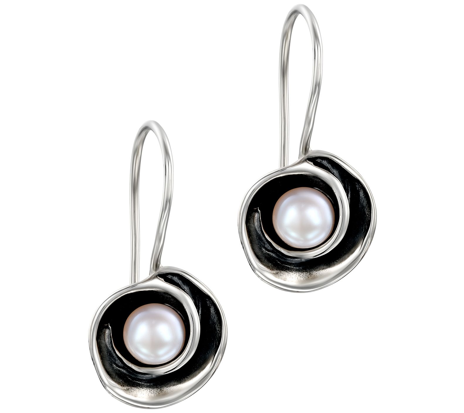 Hagit Sterling Blush Cultured Pearl Earrings