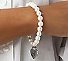 Honora Cultured Pearl White Initial Bracelet, Sterling, 2 of 3