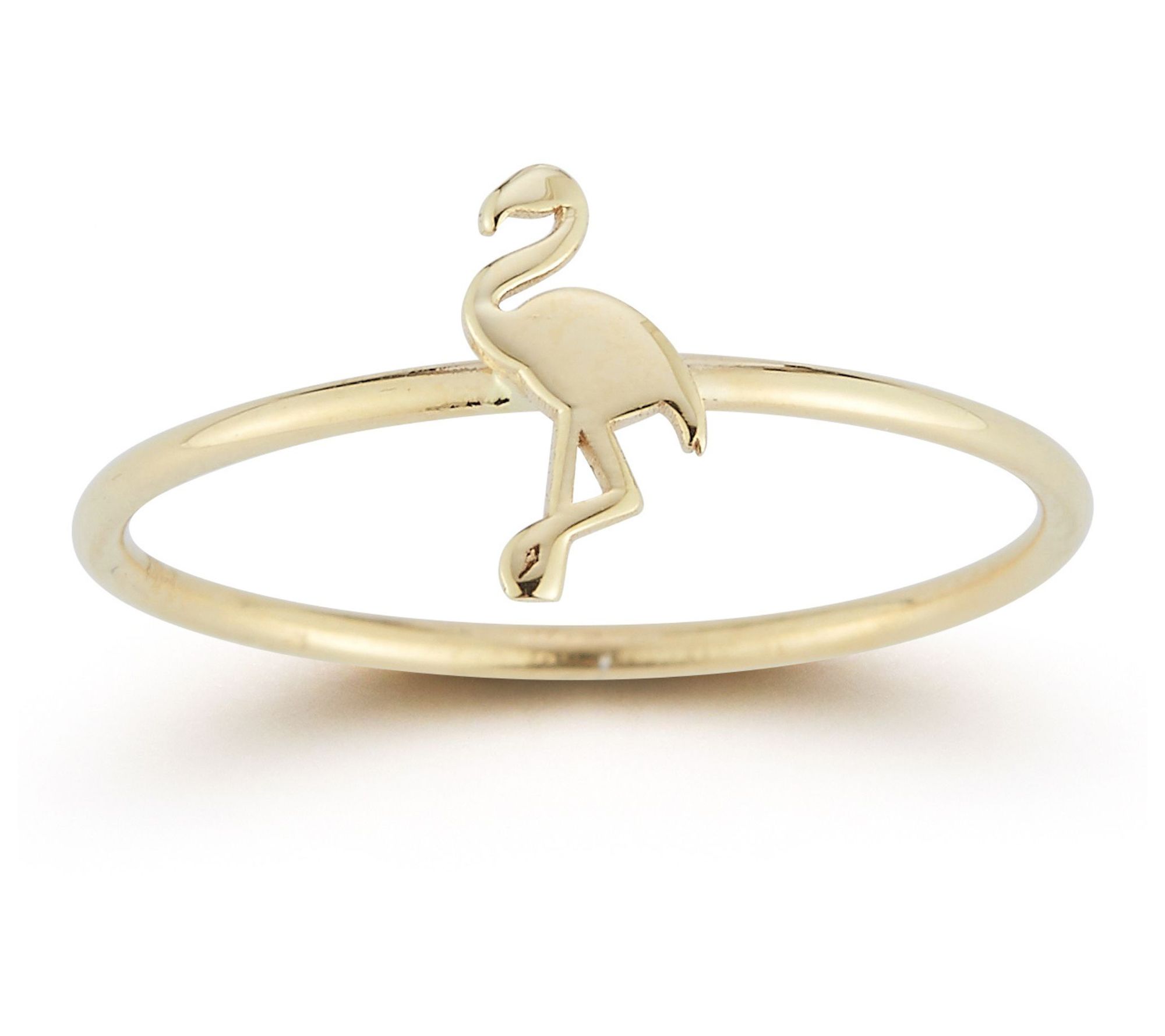 Luminosa Gold Flamingo Ring, 14K
