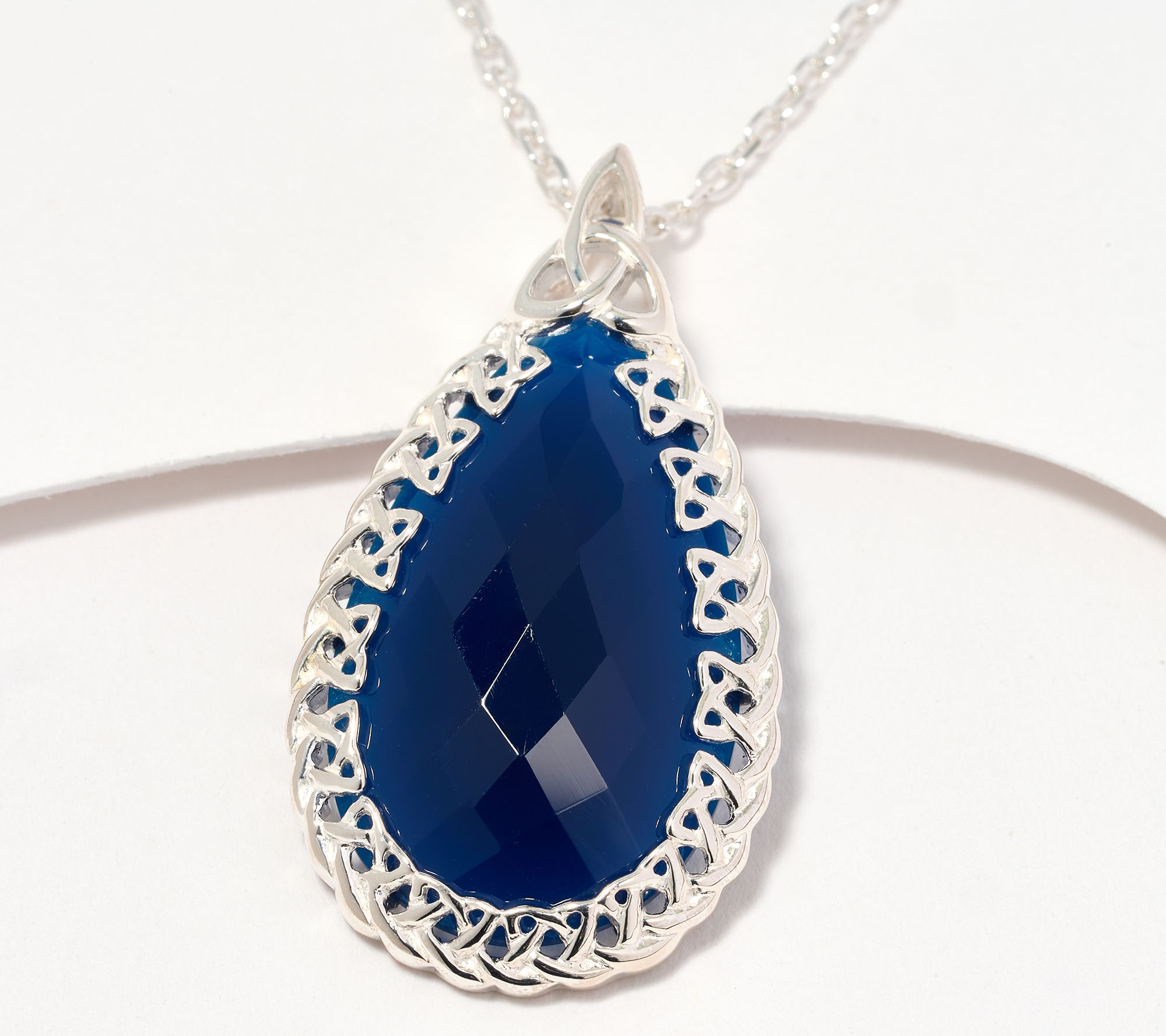 JMH Jewellery Sterling Silver and Gemstone Pendant