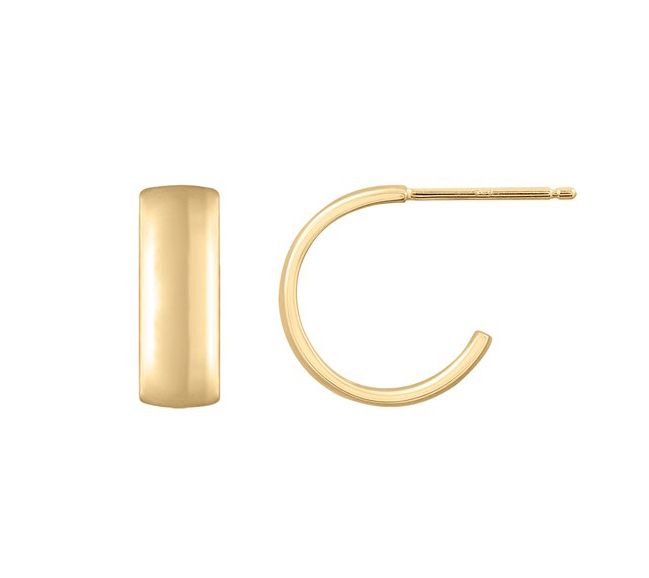 14K Gold Plated Mini Hoop Earrings