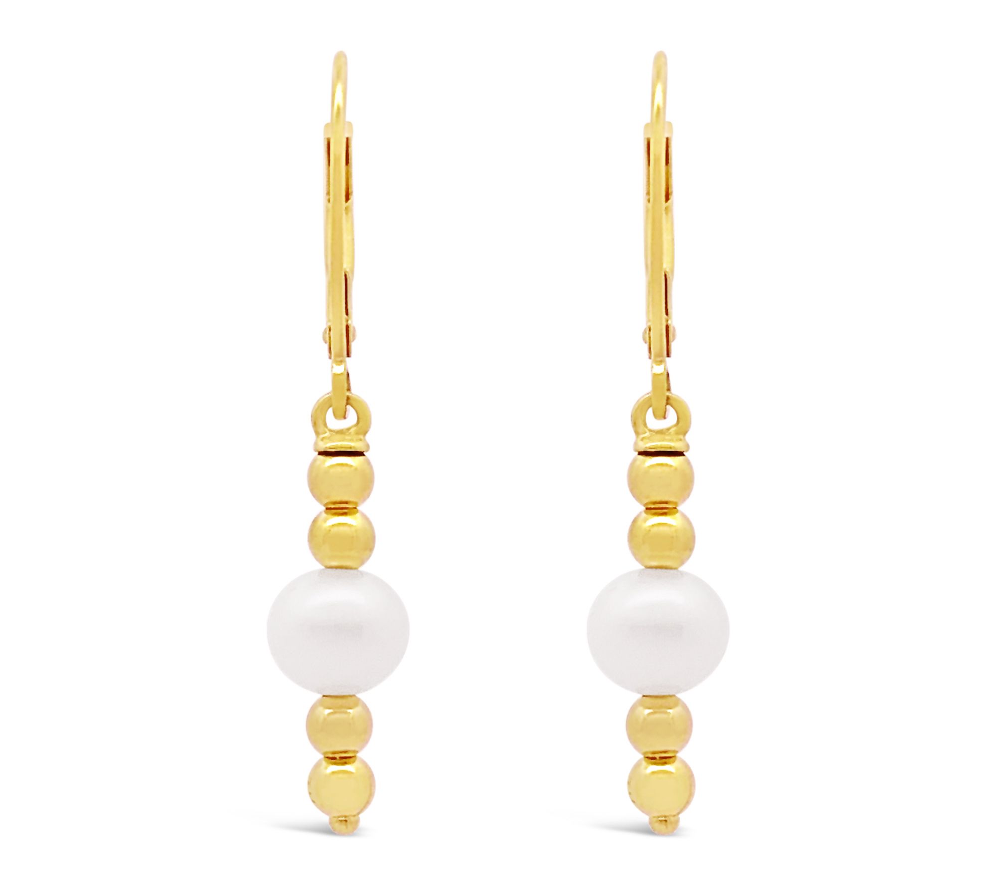 Elyse Ryan Sterling Silver Cultured Pearl DropEarrings