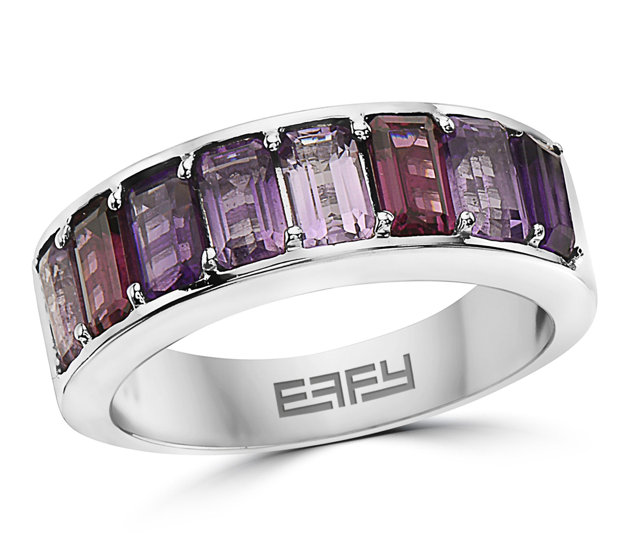 Effy Amethyst & Rhodolite Ring, Sterling Silver