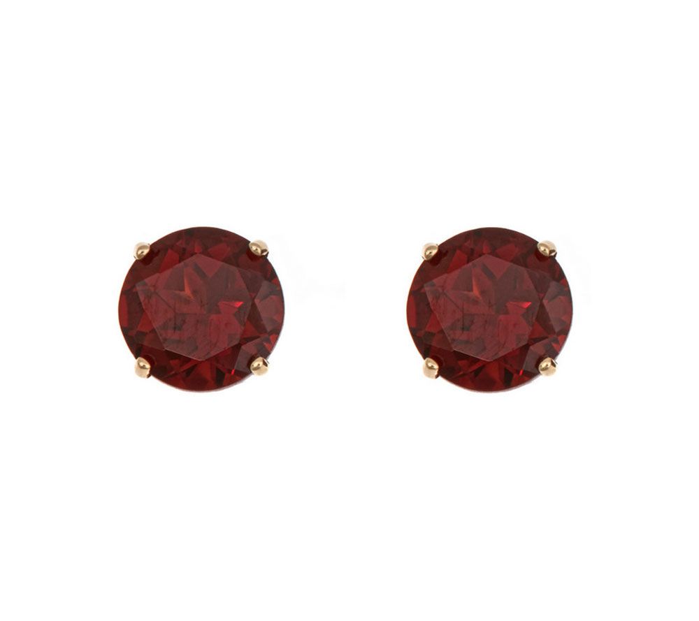 Affinity Gems 5mm Semi-Precious Gemstone Stud Earrings, 14K