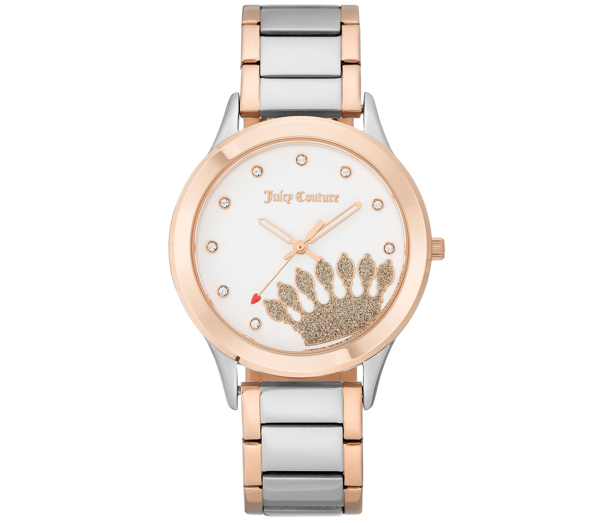 Juicy Couture Two-Tone Watch w/ White Dial - QVC.com