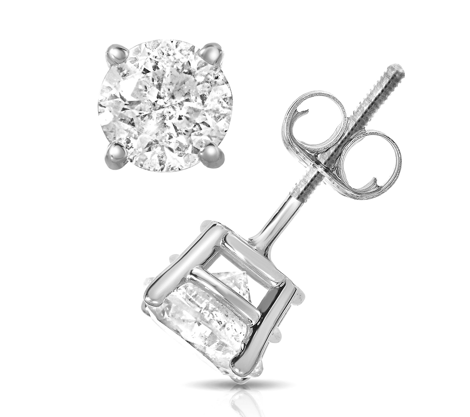 Qvc affinity online diamond stud earrings