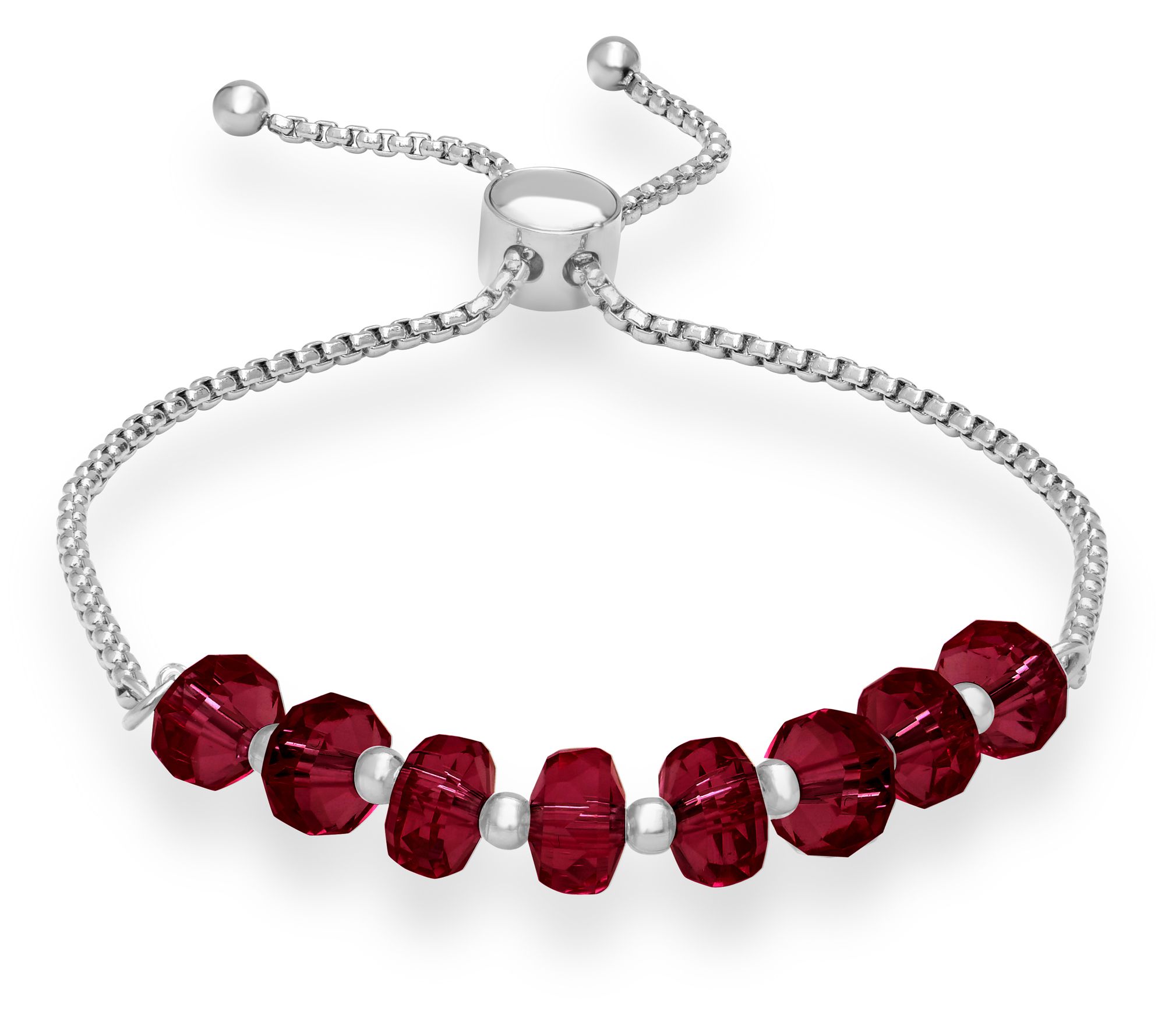 Steel by Design Crystal Birthstone Bracelet