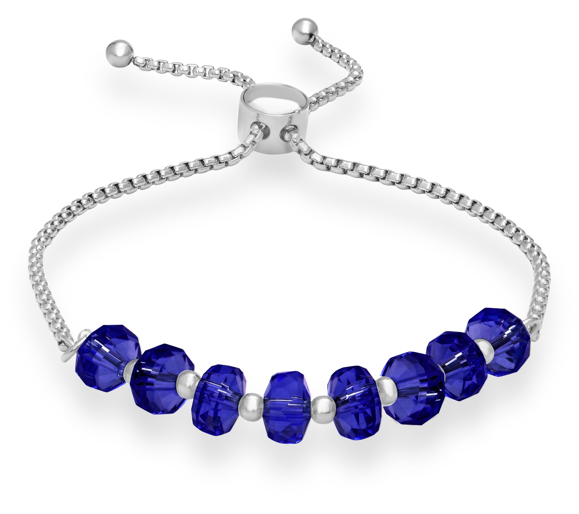 Steel by Design Crystal Birthstone Bracelet