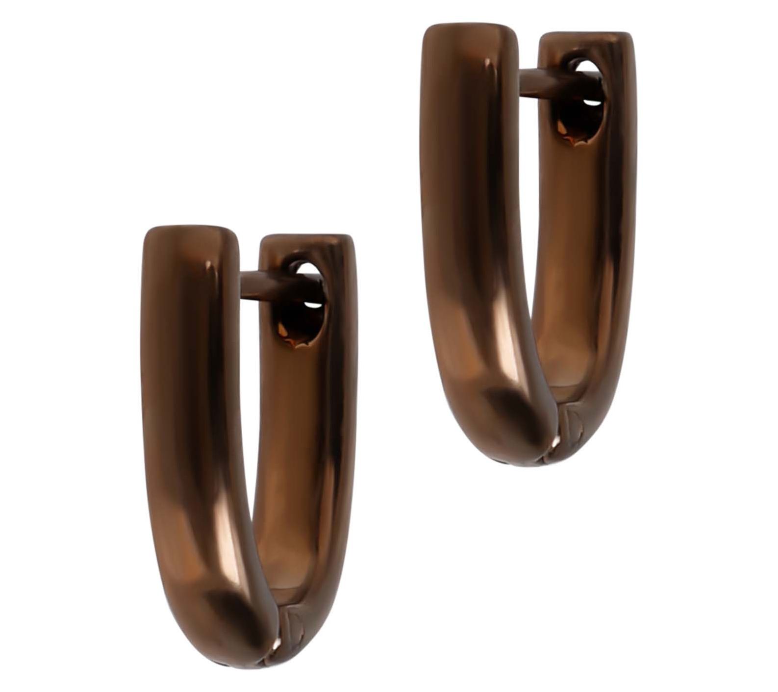 Bronzo Italia 1/2" Open Hoop Earrings