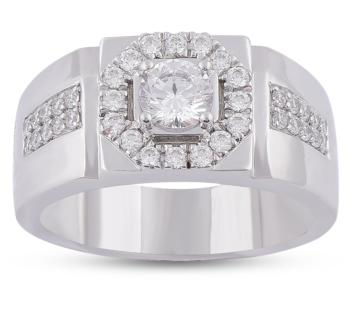 Affinity Diamonds Men's 1.00 cttw Bold Ring, 14K Gold