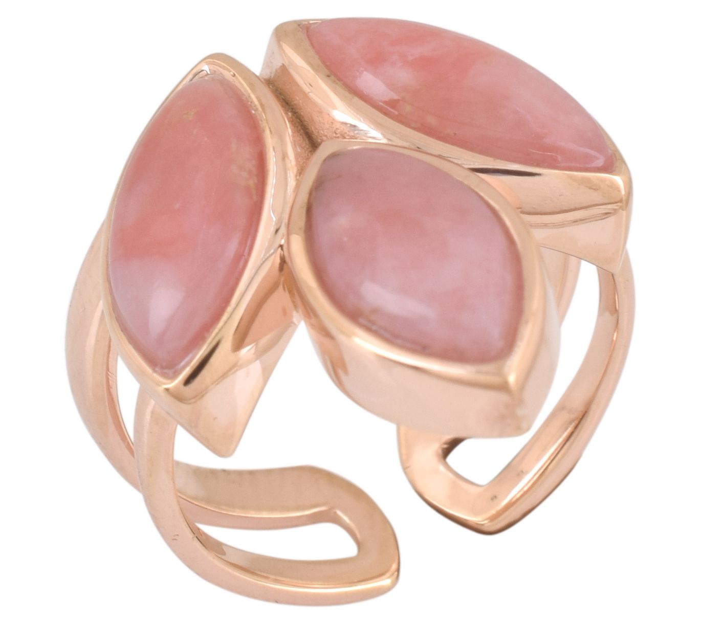 Affinity Gems Marquis Gemstone Ring, 14K Rose Gold Plated