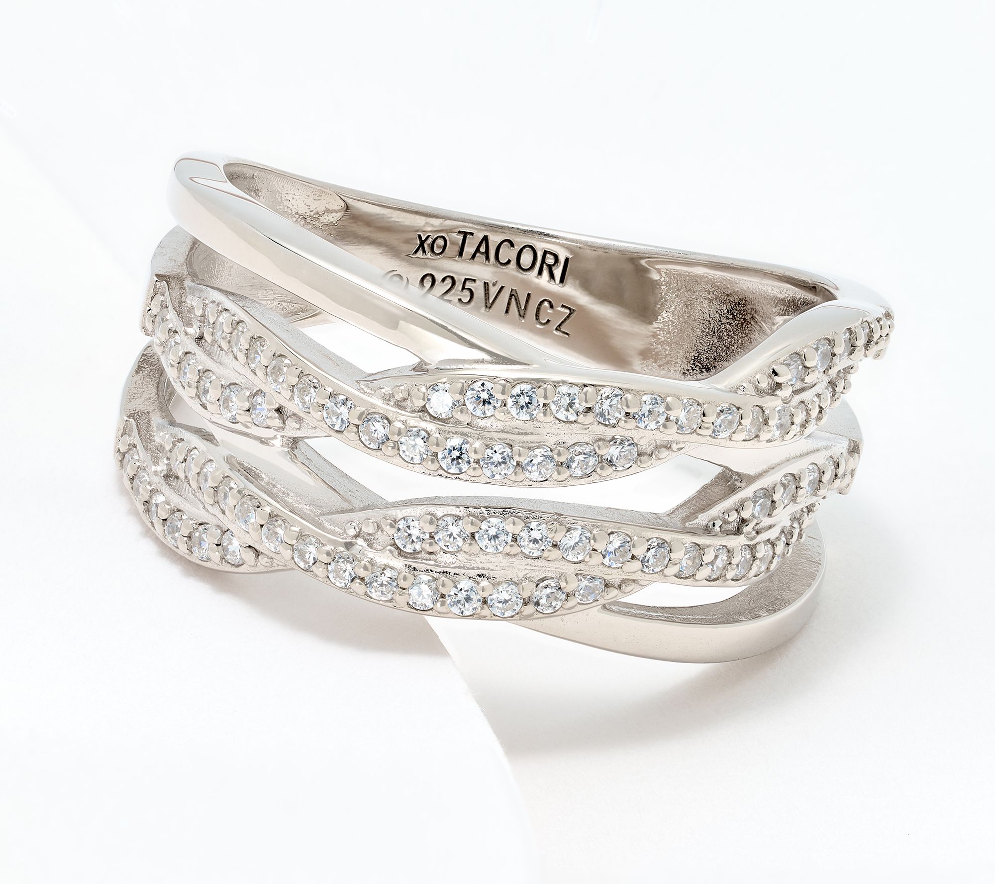 XO TACORI Lab Grown Diamond .41 cttw Twist Band Ring, 14K Gold