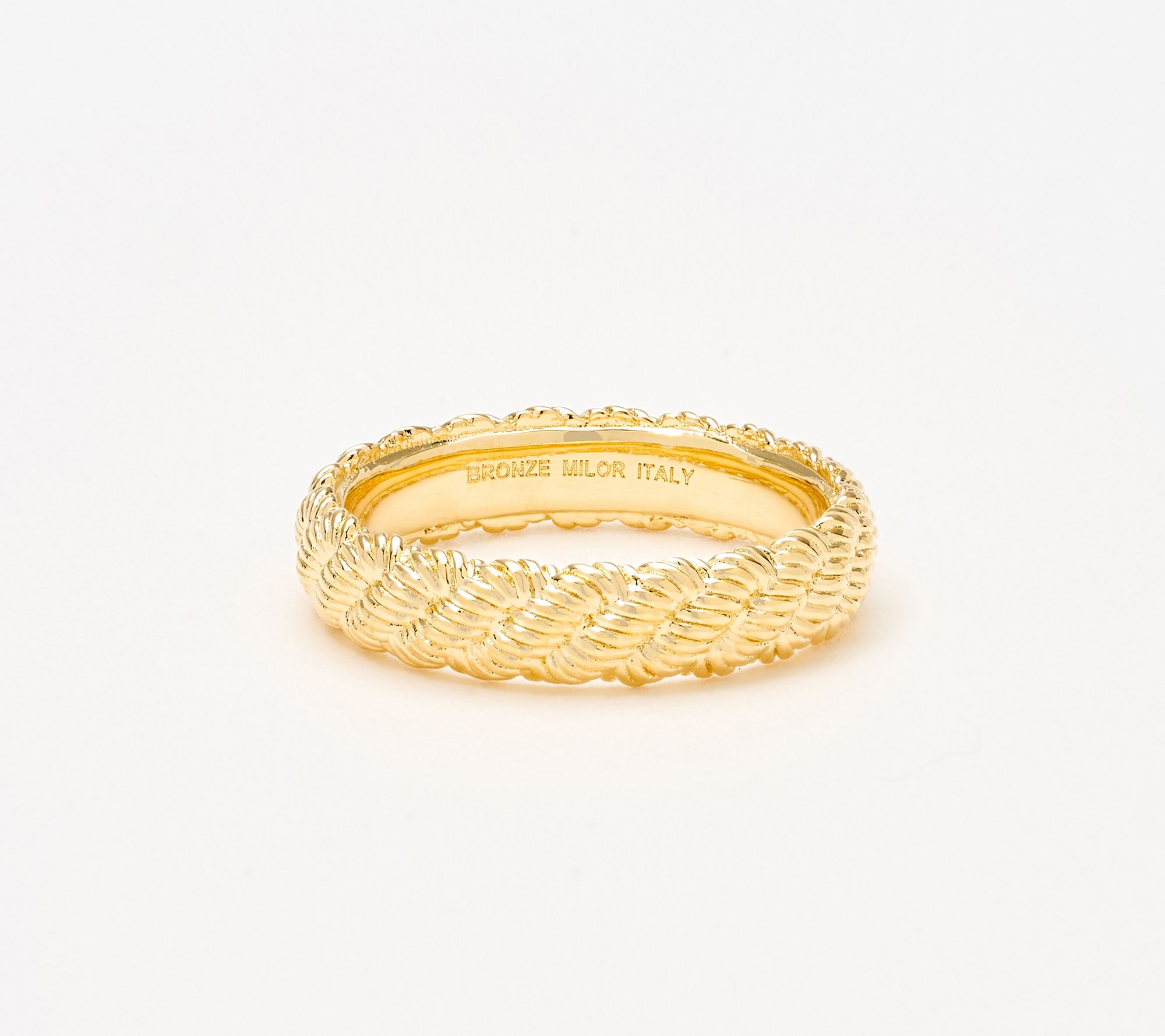 David Markstein Premier Bronze Rope Detail Ring