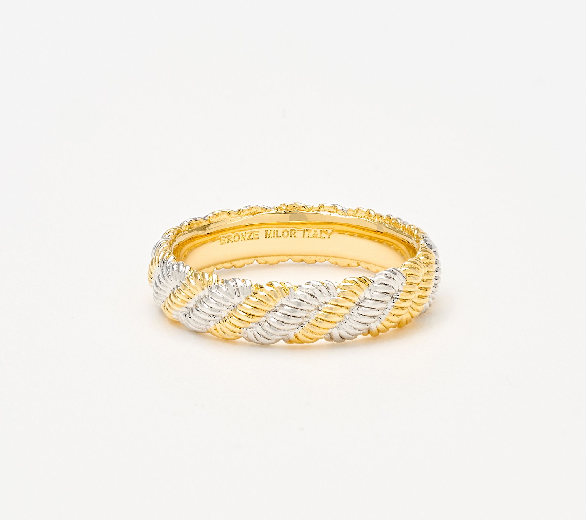 David Markstein Premier Bronze Rope Detail Ring