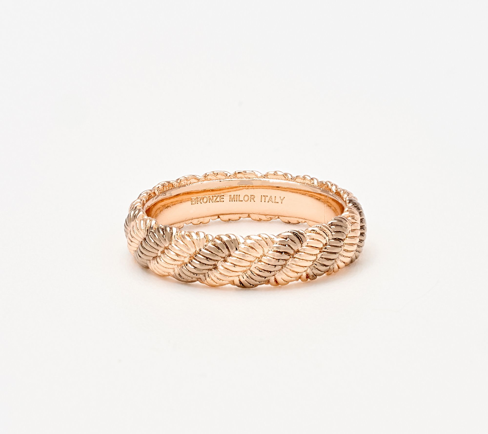 David Markstein Premier Bronze Rope Detail Ring