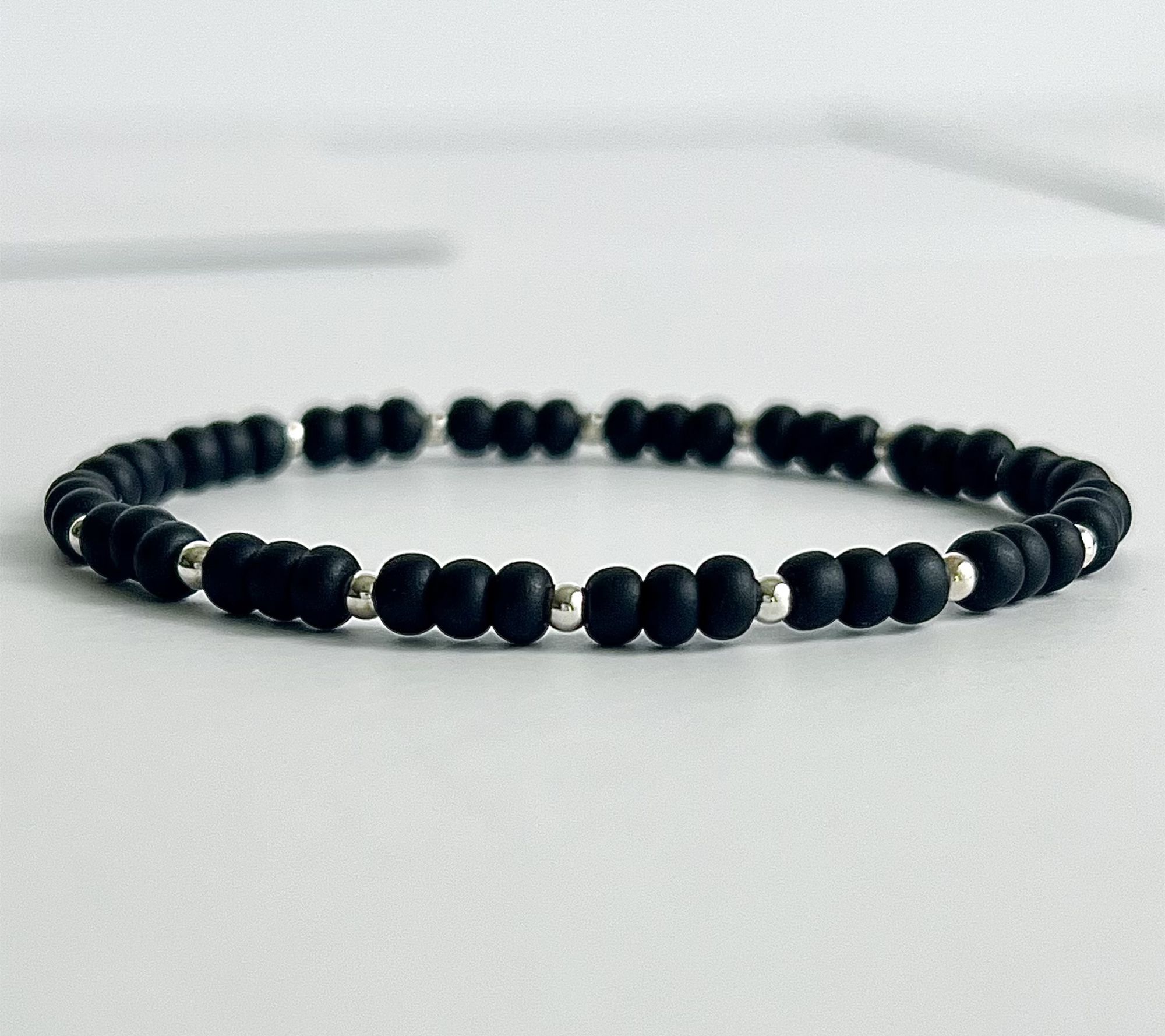 MaeMarie Wraps Matte Fuel Bubble Slip On, Sterling Silver