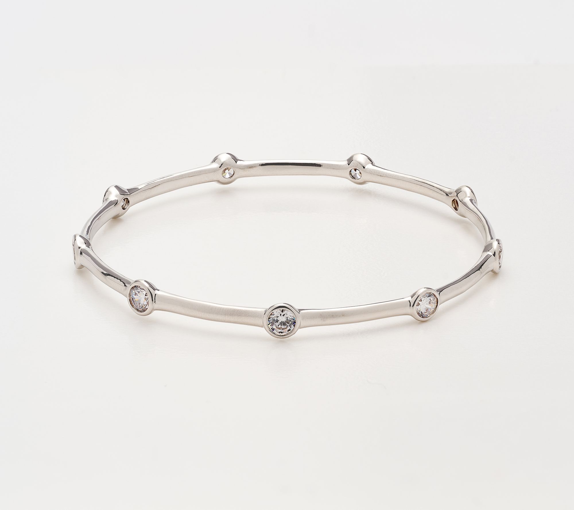 Diamonique Italia Bronze Round Emotional Bangle Bracelet