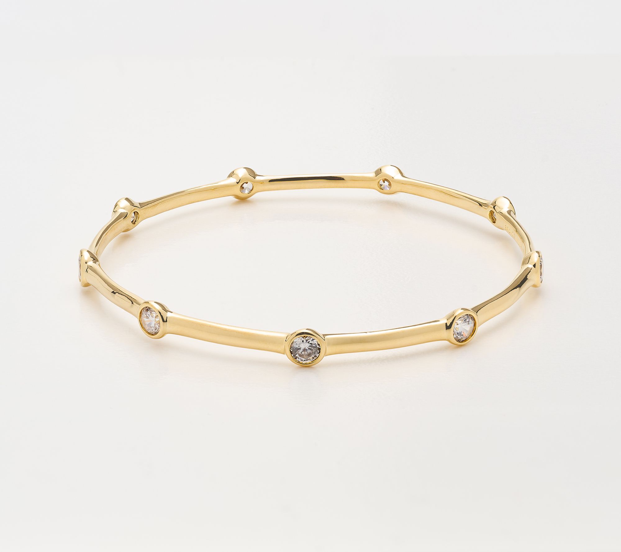 Diamonique Italia Bronze Round Emotional Bangle Bracelet