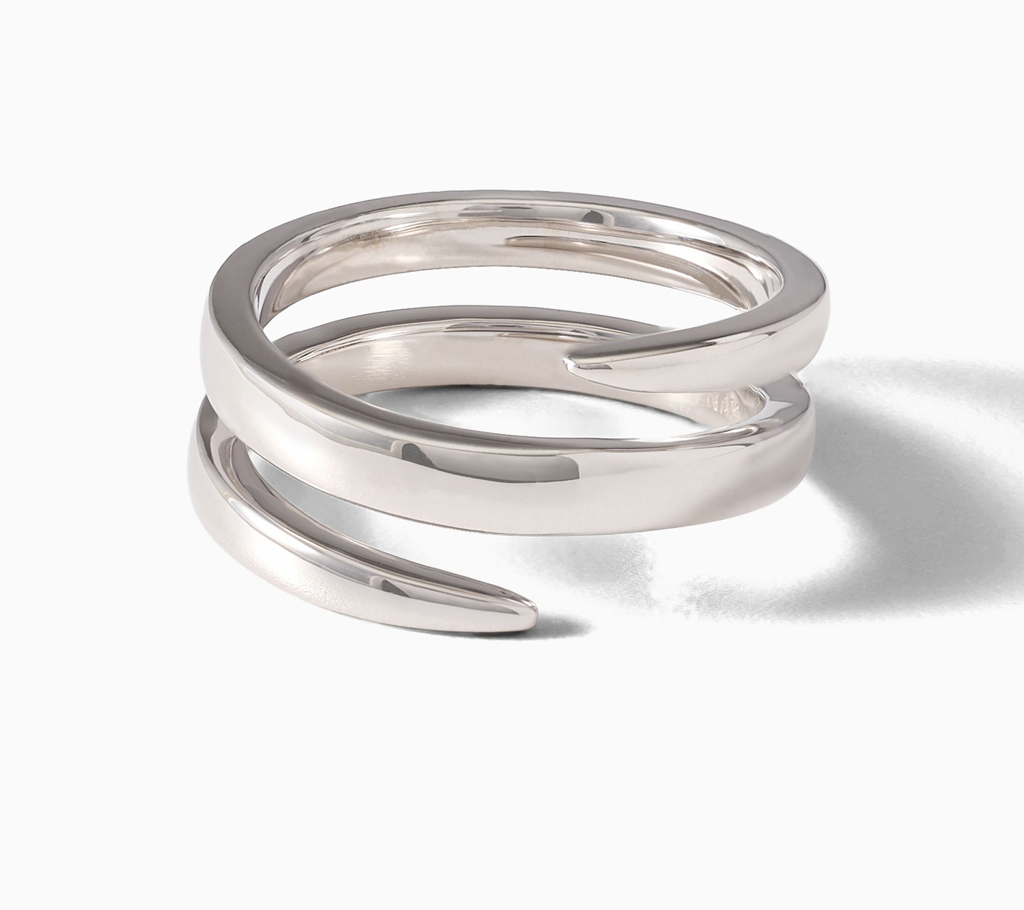 Silver Style Coil Wrap Ring, Sterling Silver