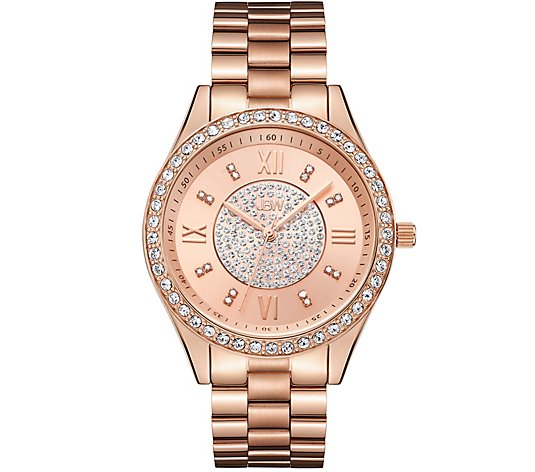 JBW Mondrian Women's Diamond 18K Rose-Gold Plated Watch