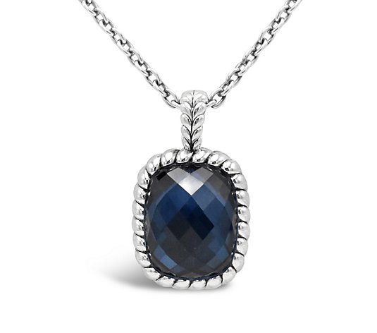 Tiffany Kay Studio Sterling Faceted Gemstone Pendant w/ Chain