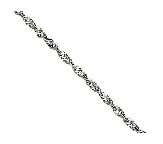 Steel by Design 2.0mm 18" Singapore Chain Necklace