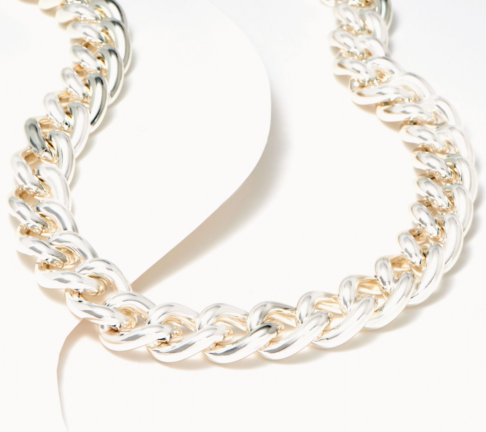 Joan Rivers Bold Curb Chain 18" Necklace