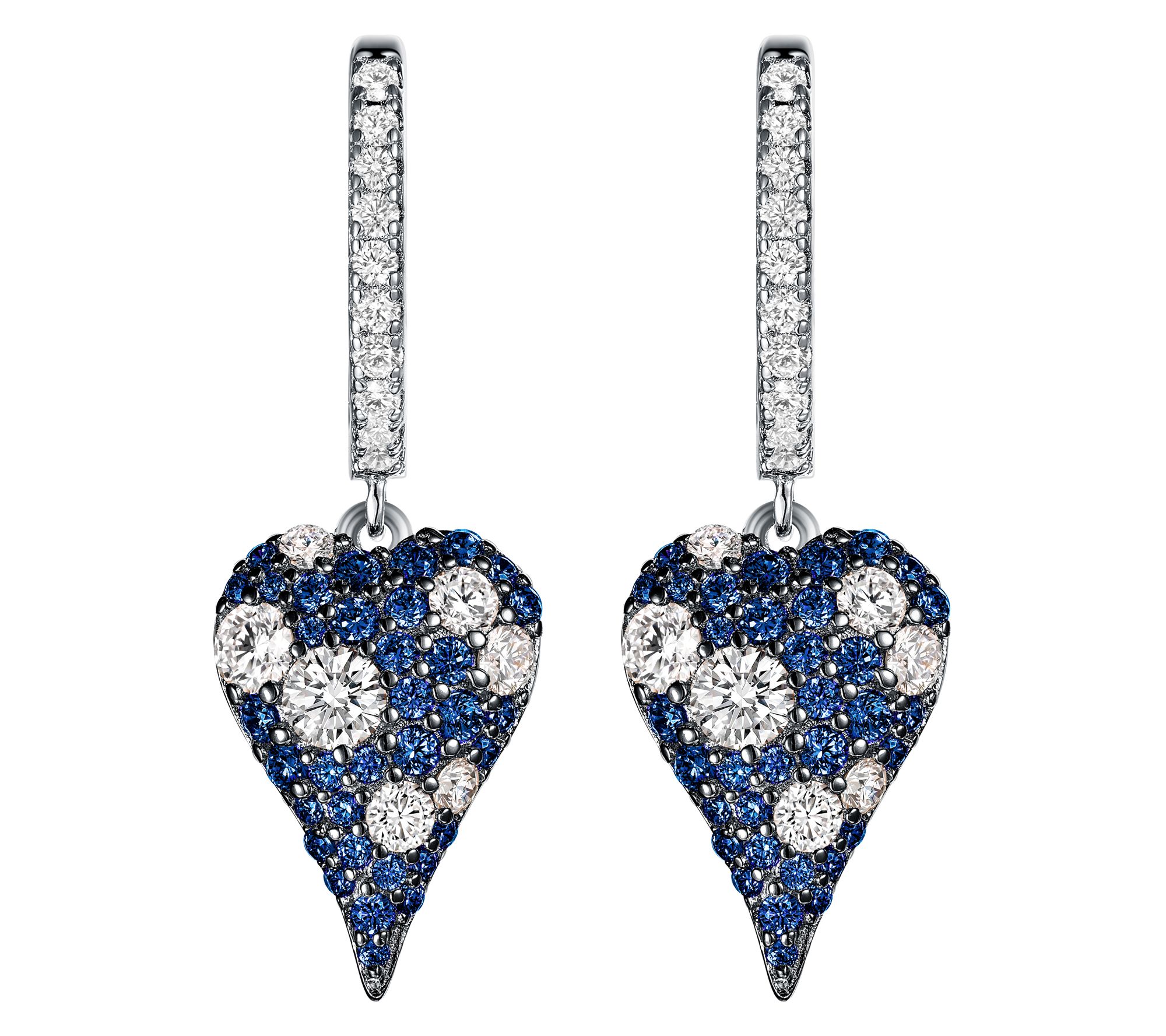 Diamonique x Jennifer Miller Cobblestone Earrings, Sterling