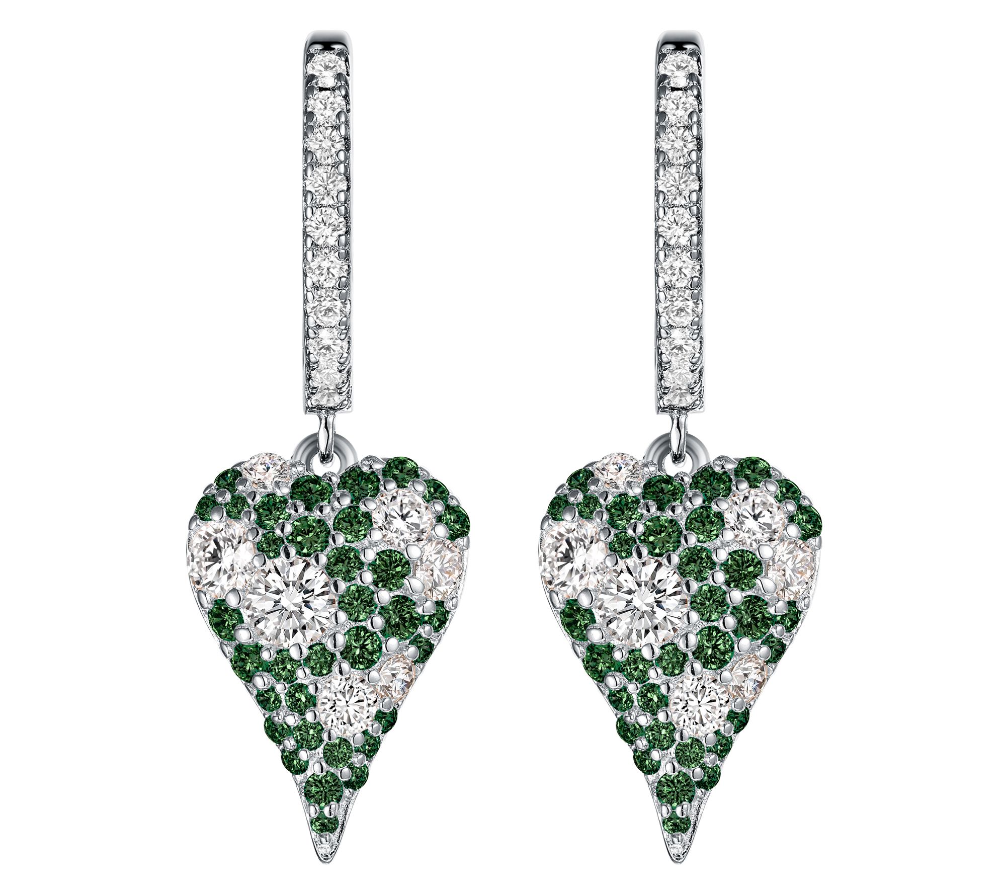 Diamonique x Jennifer Miller Cobblestone Earrings, Sterling