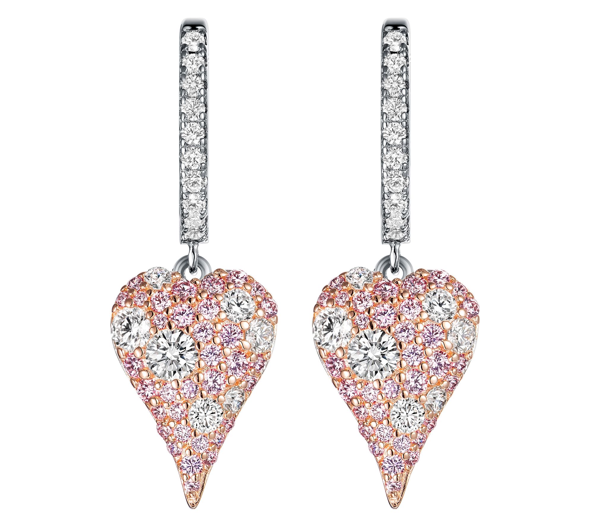 Diamonique x Jennifer Miller Cobblestone Earrings, Sterling