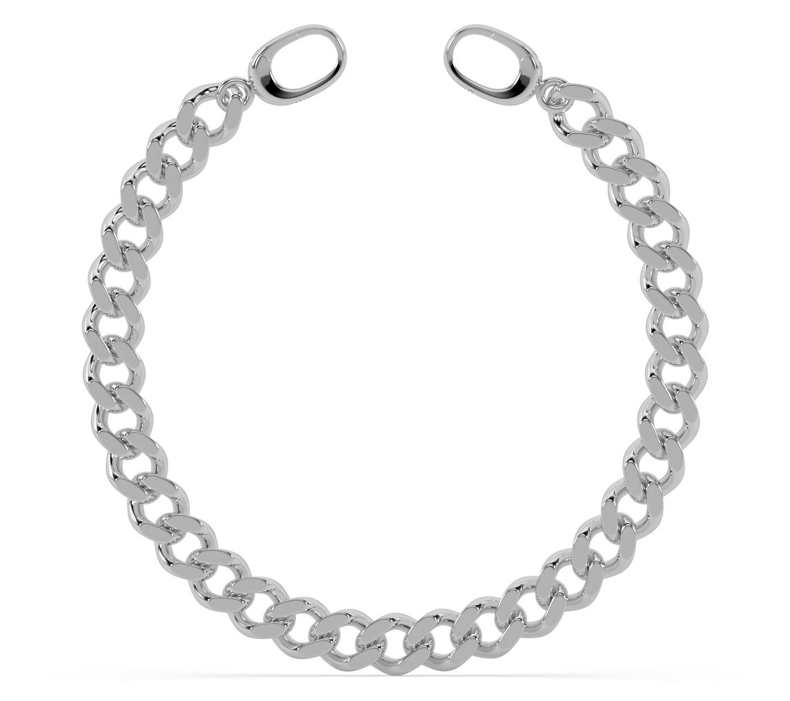 ONI Fine Jewelry Sterling Silver Maxi Cuban Link Bracelet