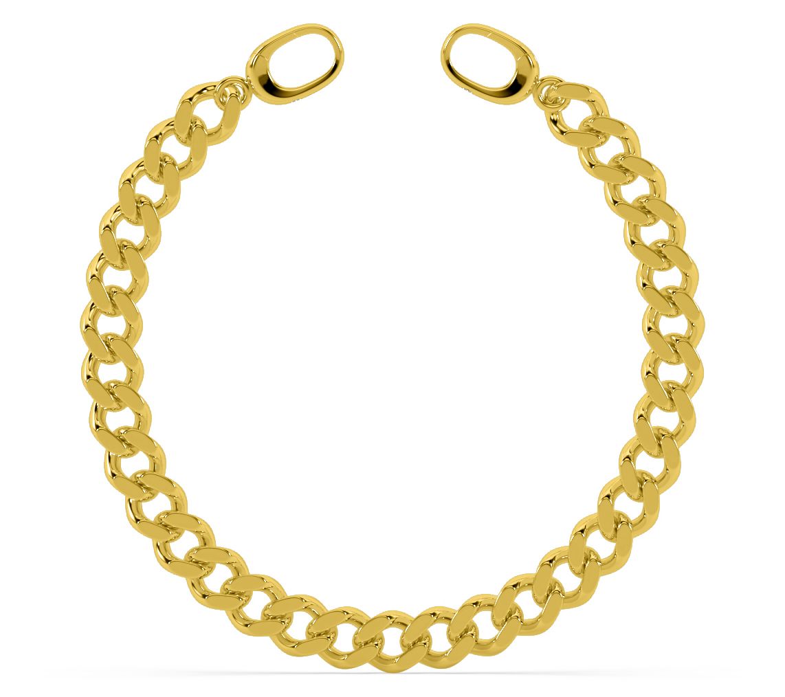 ONI Fine Jewelry Sterling Silver Maxi Cuban Link Bracelet