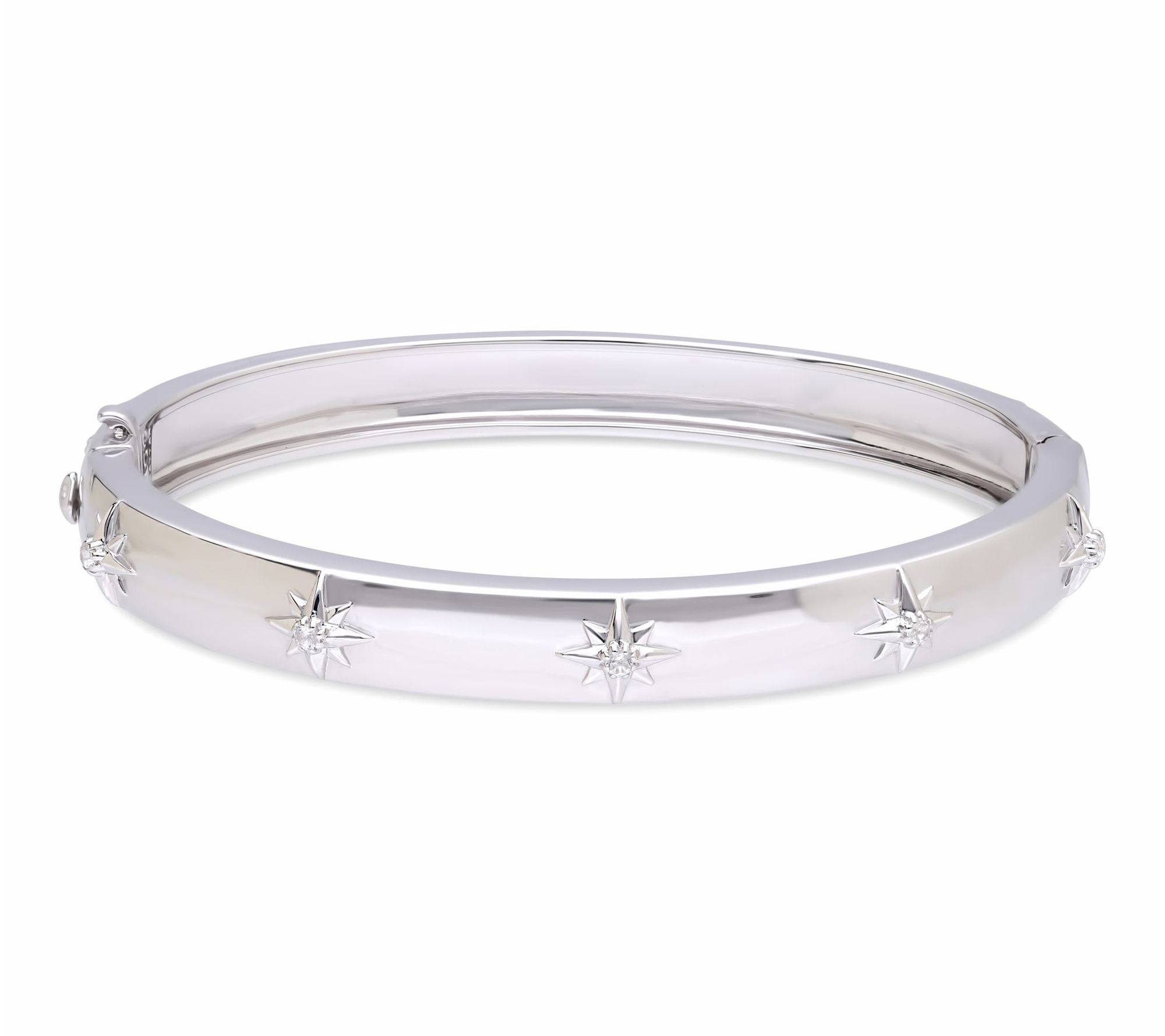 Margo Manhattan Sterling Silver Cassiopeia Gemstone Bangle