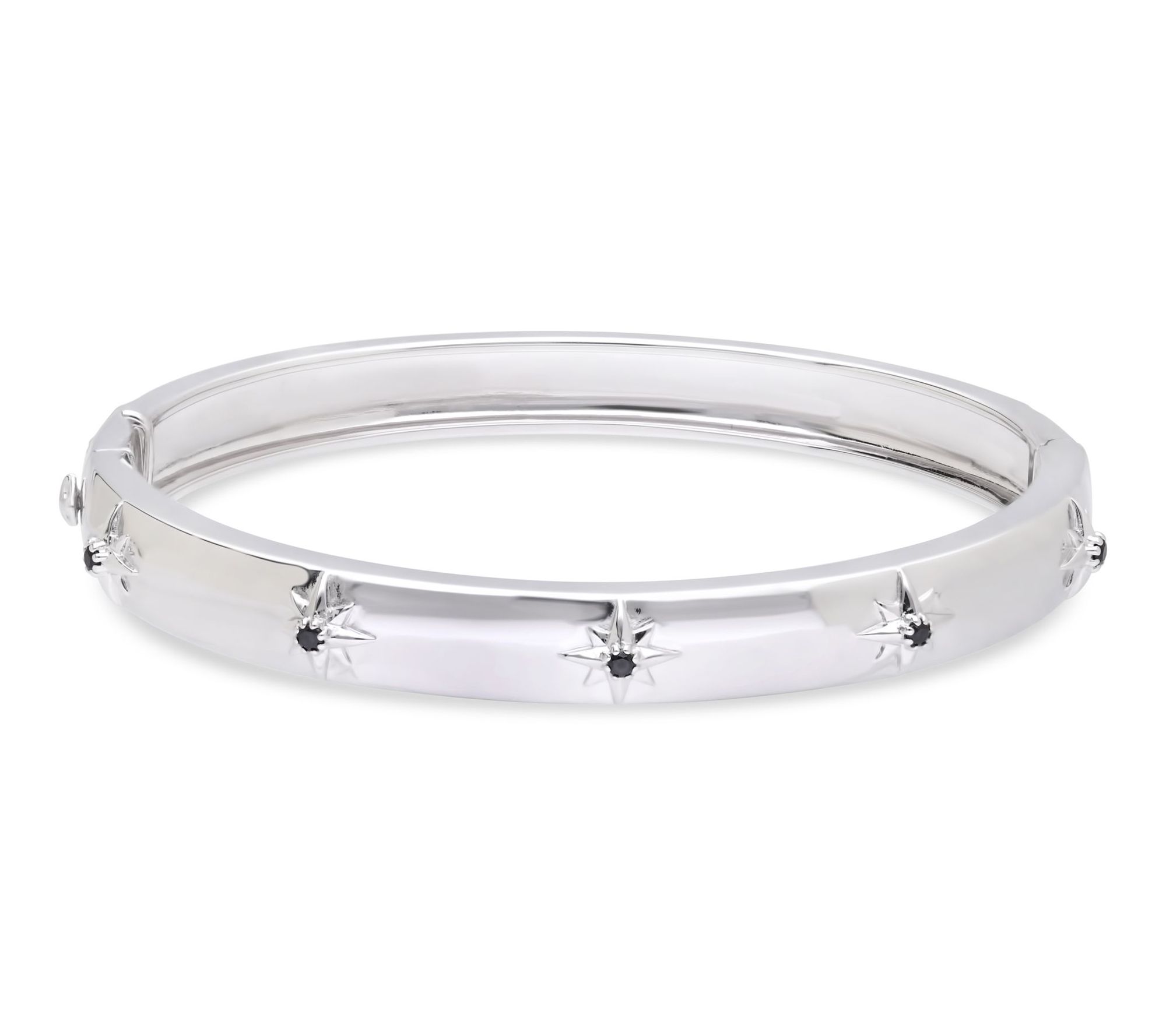 Margo Manhattan Sterling Silver Cassiopeia Gemstone Bangle