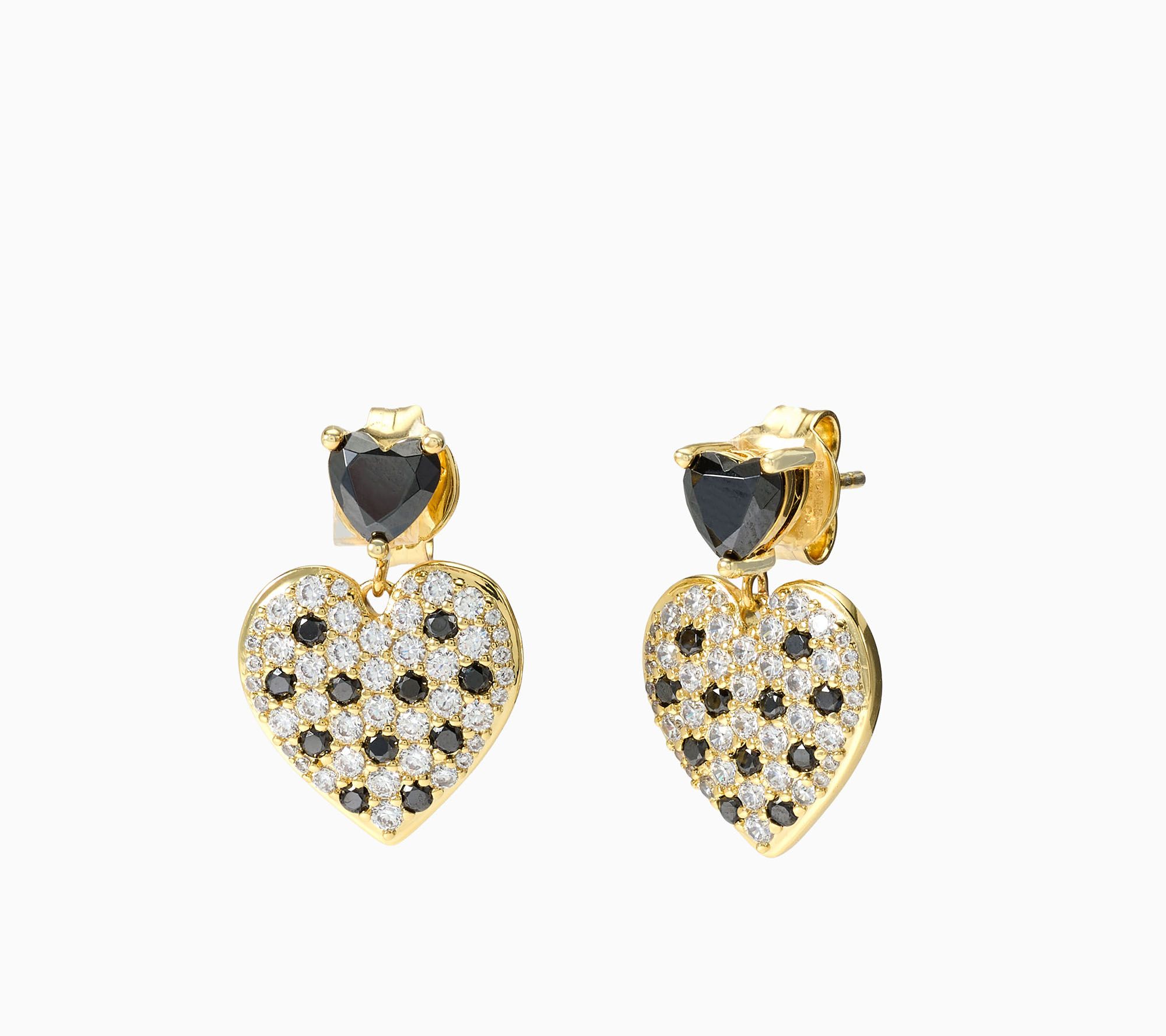 Diamonique x Kathy Levine Wild at Heart Dangle Earrings