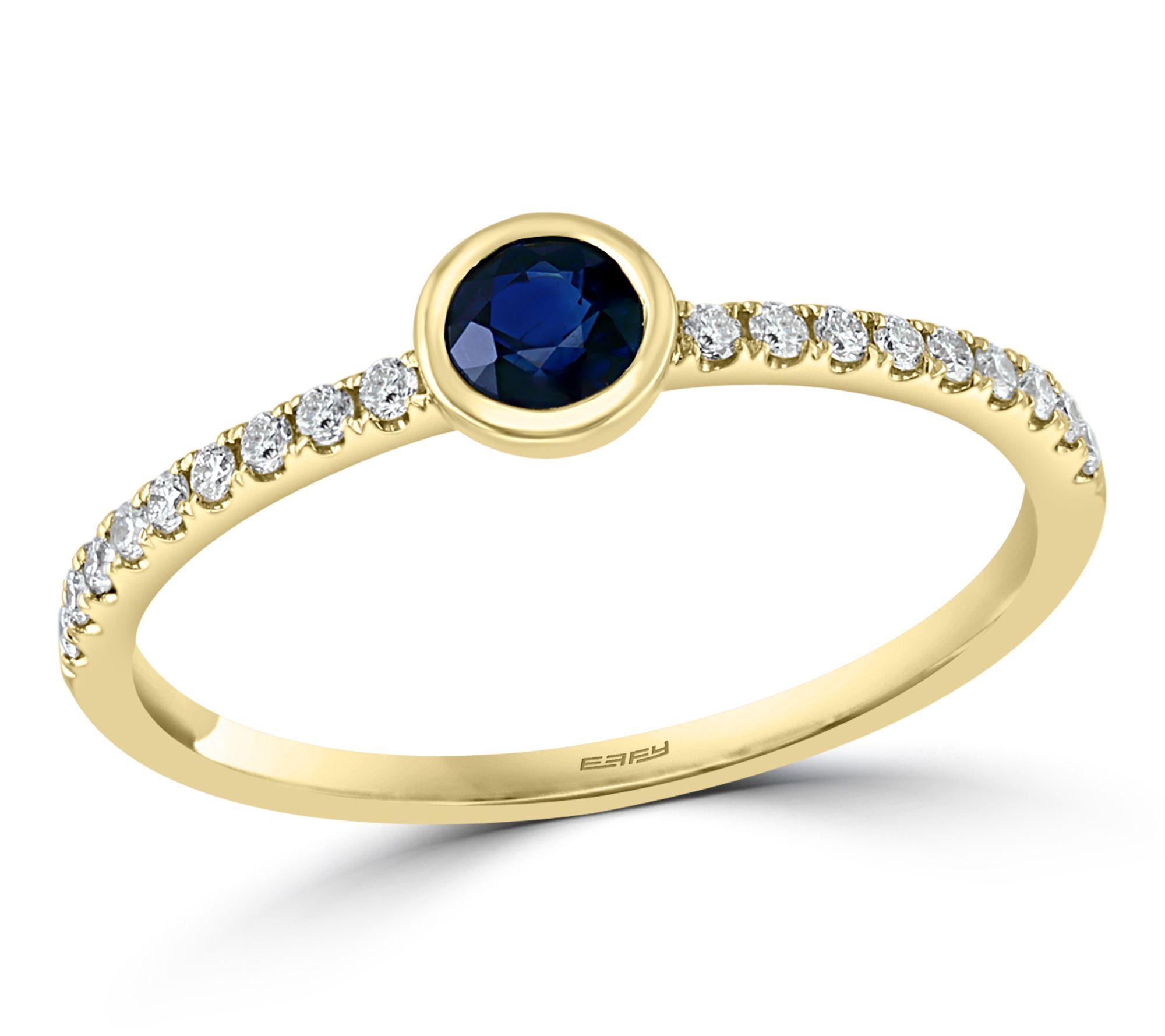 Effy Diamond & Sapphire Ring, 18K Gold