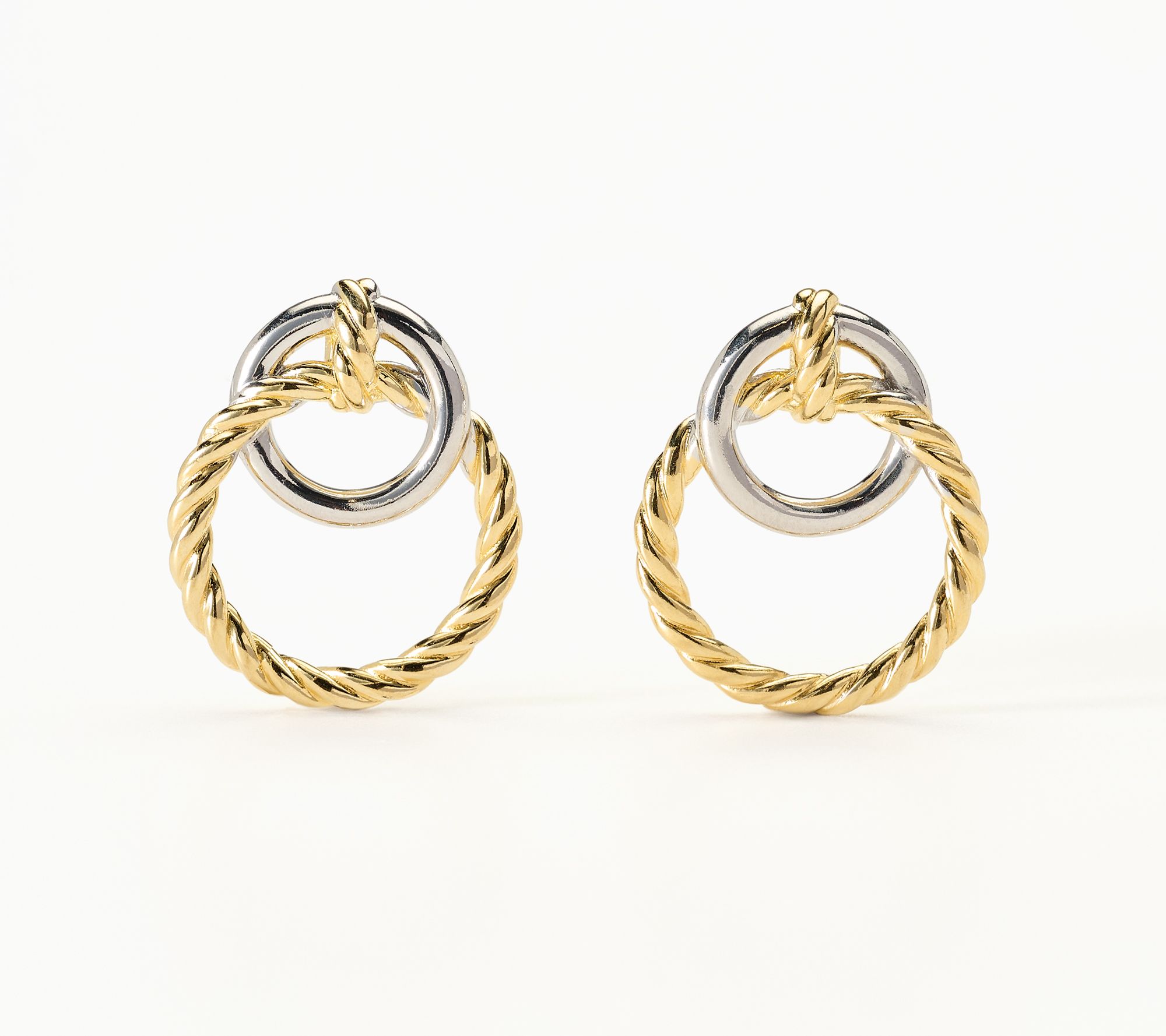 David Markstein Bronze Couture Double Loop Status Earrings