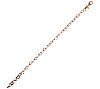Bronzo Italia Polished Open Heart Anklet, 1 of 2