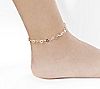 Bronzo Italia Polished Open Heart Anklet, 2 of 2