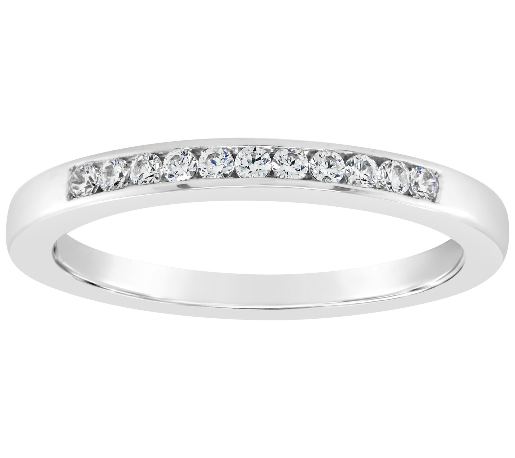 Affinity 14K Gold Channel Set 1/7 cttw Diamond Ring