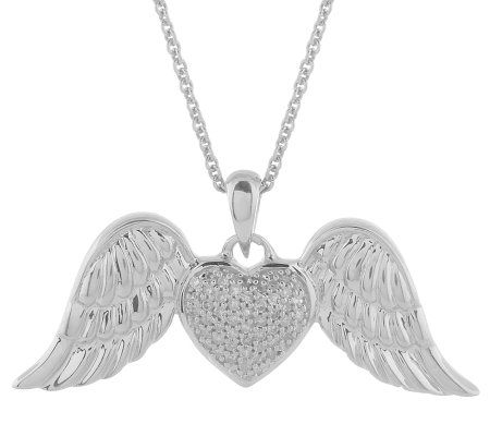 Qvc angel 2025 wing necklace