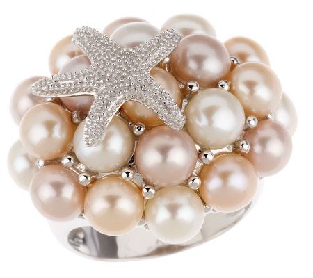 Qvc hot sale pearl rings