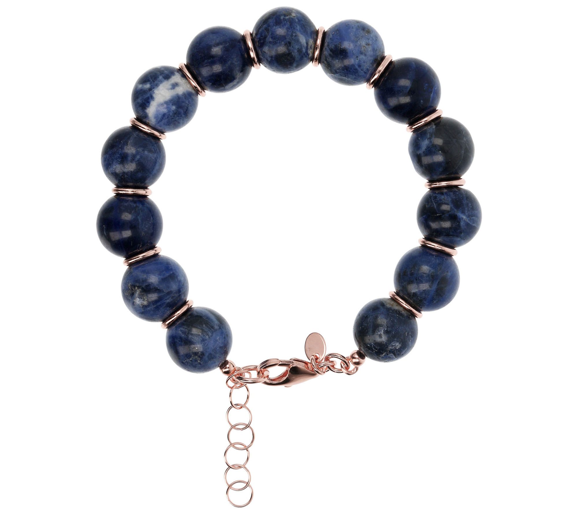 Bronzo Italia Gemstone Bead Bracelet