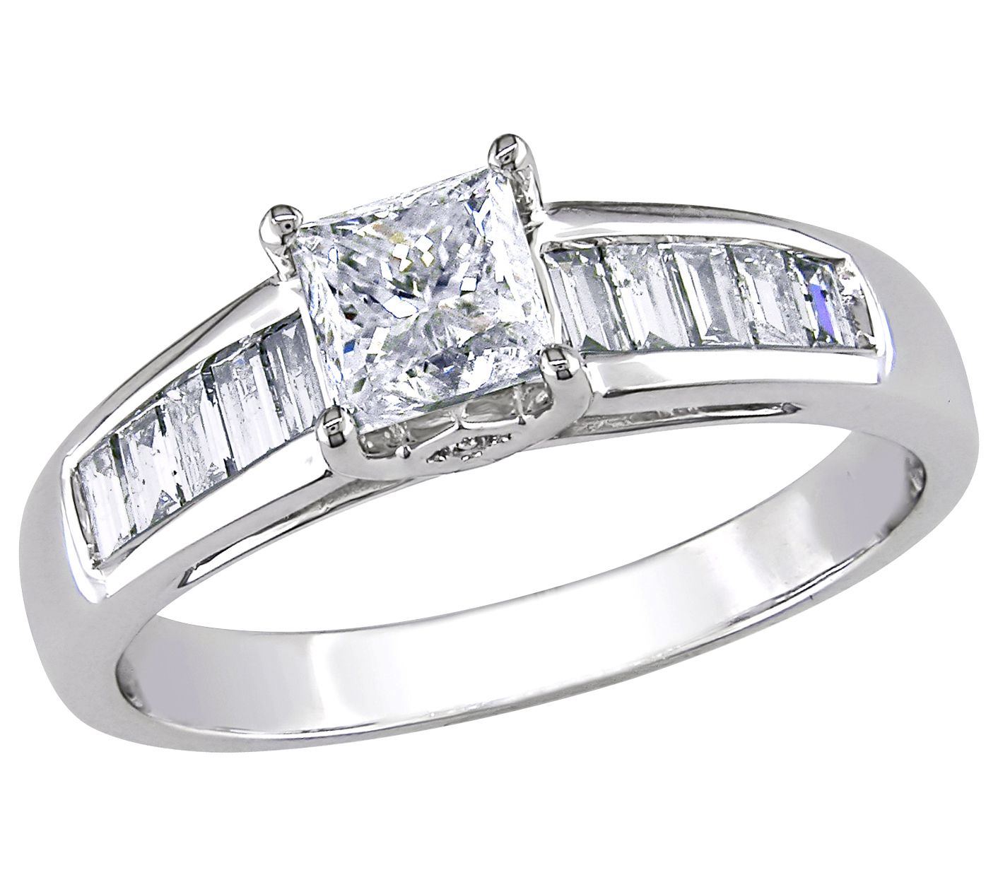 Affinity Diamonds 1.00 cttw Engagement Ring, 14K White Gold