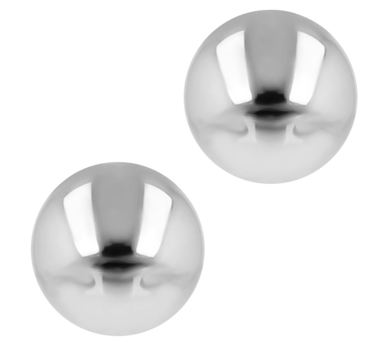 Italian Gold 10K Gold 6mm Ball Stud Earrings