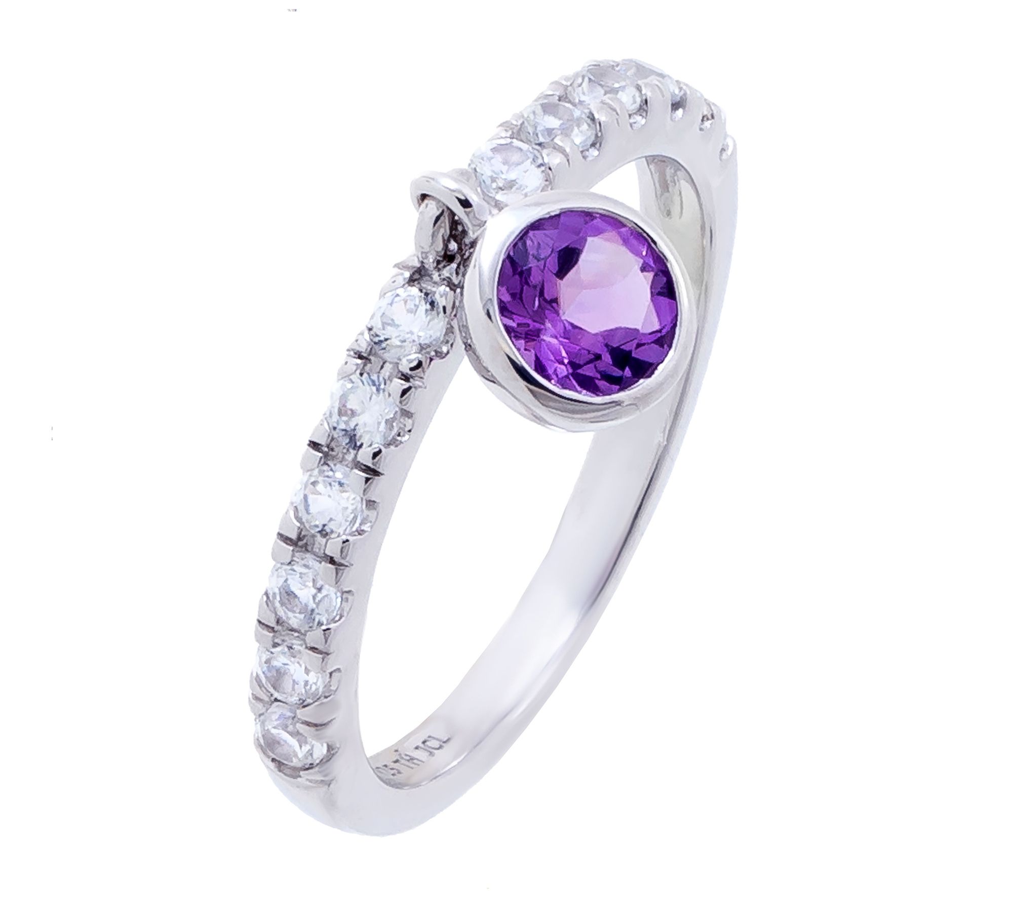 Affinity Gems Multi-Gemstone Charm Ring SterlinSilver