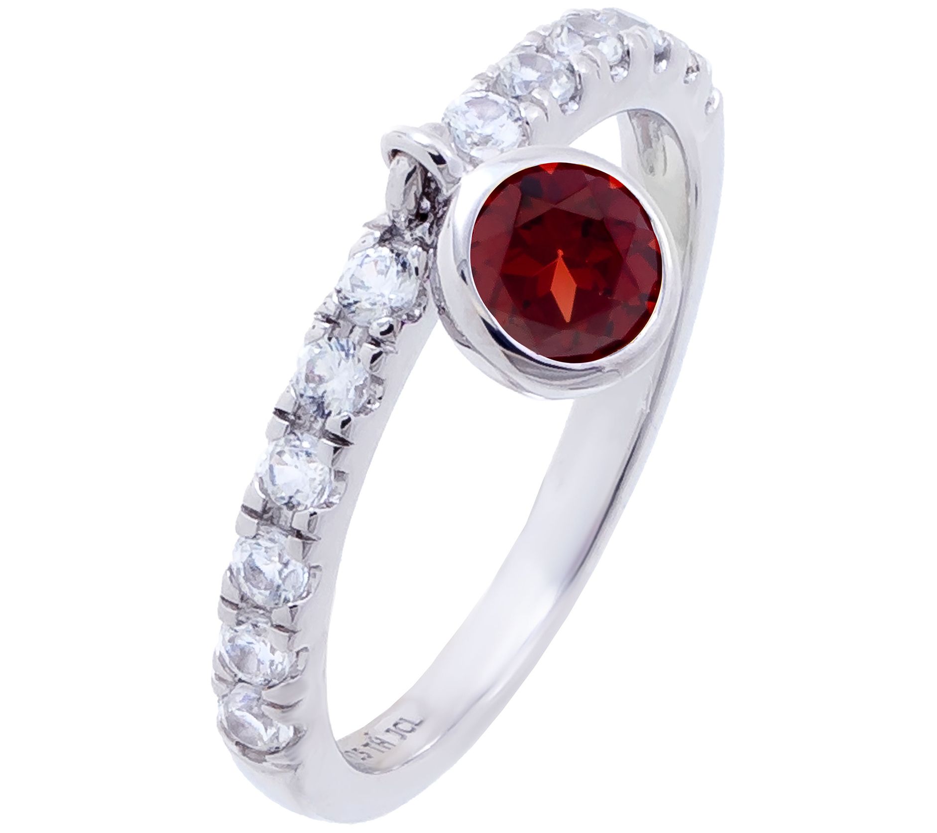 Affinity Gems Multi-Gemstone Charm Ring SterlinSilver