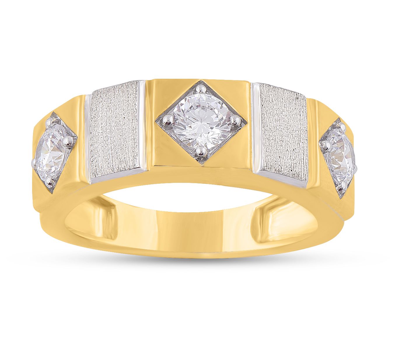 Affinity Diamonds Men's 1.00 cttw Band Ring, 14K Gold